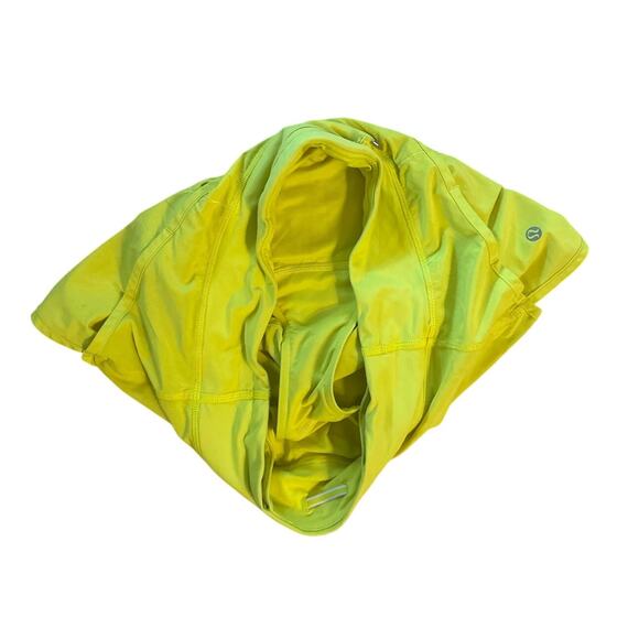 Women 4 Lululemon Speed Up Yellow Running Shorts Lightweight Lined Gym - Picture 3 of 5